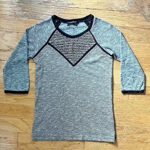 Scotch & Soda black + white sweater